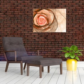 Sklenený obraz - Ruže umeleckého duchu (70x50 cm)