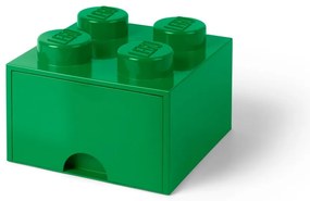 Zelený úložný box so zásuvkou LEGO®