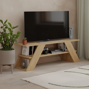 TV stolík Houseland Farfalla 120 cm prírodný dub
