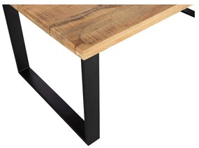 Jedálenský stôl z mangového dreva Cleveland 140x90 cm obdĺžnik Mahom