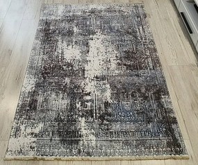 Orientálny koberec s nízkym vlasom Banco 10137-BLUE sivo-modrý Rozmer: 75x150 cm