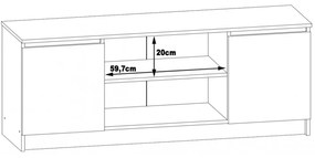 TV stolík RTV K140 jelša