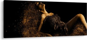 Obraz - Žena zo zlata (120x50 cm)