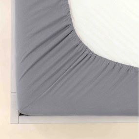 Polášek Jersey plachta s elastanom - Šedá | 140 x 200 cm