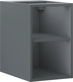 Mexen Box-A, otvorená skrinka s policou 30 cm, grafitová matná, 91AX2-0300-470-0-66