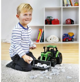 Lena Traktor s lyžicou Worxx plast 45cm 1:15 v krabici DeutzFahr Agrotron 7250 04613