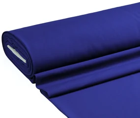 Biante Dekoračný okrúhly obrus Rongo RG-078 Kráľovská modrá Ø 130 cm