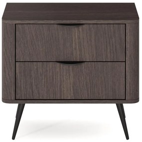 Nočný stolík Veris G dub dunin/čierna