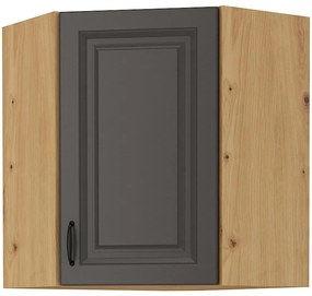 Skrinka do kuchyne STILO GRAFIT/ARTISAN 60X60 GN-72 2F (45°)