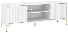 Televízny stolík FLOP biely