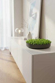 Dekoračná miska ORYVEN, sklolaminát, priemer 40 cm, beton design