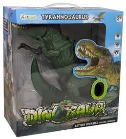 LEAN TOYS Dinosaurus Tyrannosaur Rex na batérie - zelený