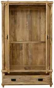 furniture-nabytek.cz - Drevená šatníková skriňa 120x60x200 z masívu mango
