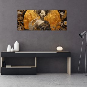 Obraz - Japonská dáma (120x50 cm)
