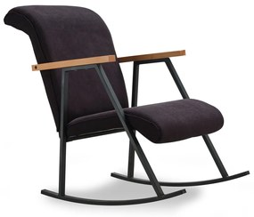 Hojdacie kreslo YOKA 55 cm čierna