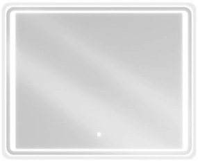 Mexen Zusa, LED kúpeľňové zrkadlo s podsvietením 120x80 cm, 6000K, ochrana proti zahmlievaniu, 9808-120-080-611-00