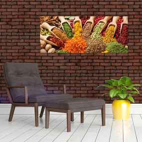 Obraz - Korenie z celého sveta (120x50 cm)
