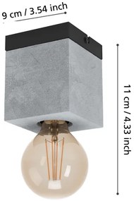 Eglo 43595 - Stropné svietidlo PRESTWICK 1xE27/40W/230V