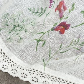 KRÁTKA ZÁCLONA NA PÁSKE SYLVIA 150X30 CM VIACFAREBNÁ