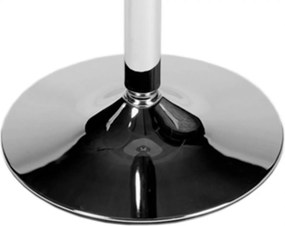 Barový stôl okrúhly 1024833, sklo / rám chróm - v105 x Ø60