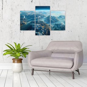 Obraz - Pohľad z vesmíru (90x60 cm)