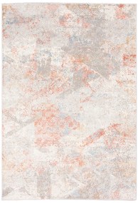 DECOREUM Koberec PORTLAND biely / tmavo modrý 8206A 80x150 cm