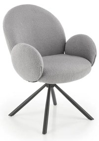 Jedálenská stolička KIVA 1 ks sivá