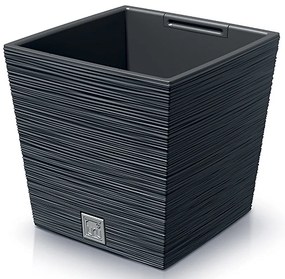 Plastový kvetináč DFS300 29,5 cm - antracit