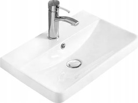 Mexen Dagna vstavané umývadlo do dosky 60 x 35 cm, biele - 21996000