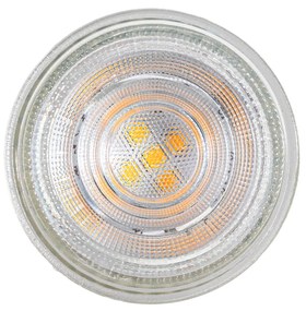 Sada 5 LED žiaroviek GU10 50 mm číra 3W 230 lm 2700K