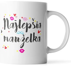 Sablio Hrnček Najlepšia manželka - 200 ml - espresso