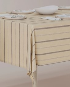 Obrus na stôl obdĺžnikový farba produktu hnedá látka vzorované
