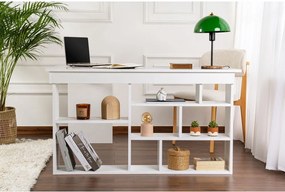 Matný pracovný stôl 120x130 cm Vesper – Kalune Design