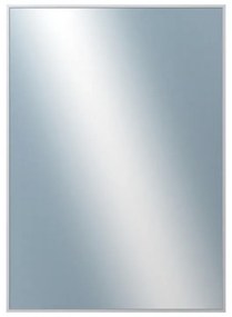 DANTIK - Zrkadlo v rámu, rozmer s rámom 50x70 cm z lišty Hliník strieborná (7022004)