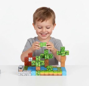 MULTISTORE Magnetické kocky 88 dielov – farebná stavebnica pre deti 3+