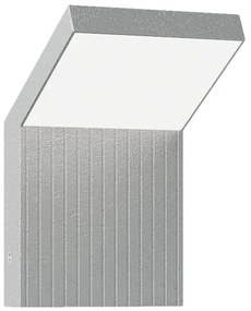 Brilagi - LED vonkajšie nástenné svietidlo RIANO LED/8W/230V strieborné IP65