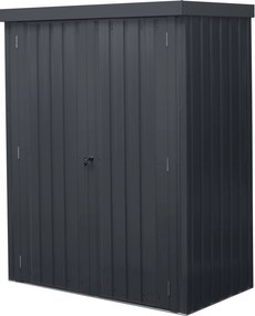 Záhradný domček BestBerg ZS-25A / 1,1 m² / 81 × 140 × 180 cm / antracitová