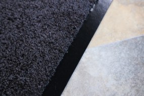 Rinos bv, Rohožka Care & Clean black, 40x60, čierna, chodba / predsieň