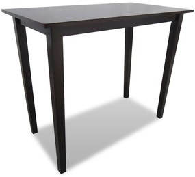 Drevený barový stôl, hnedý