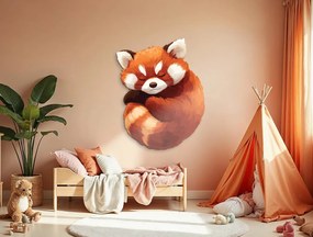 drevko |  Obraz Sdrevkoca červená panda  60 x 475 cm