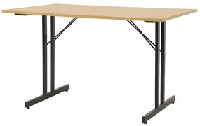 Skladací stôl Marius 9573 120 Cm prírodná/čierna