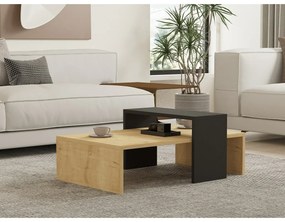 Konferenčný stolík Glow Anthracite a Sapphire Oak