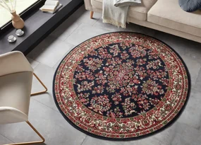 Koberec Oriental granátový kruh