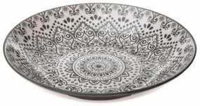 Porcelánový hlboký tanier Grey Orient, 21,5 cm
