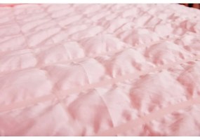 Ružové krepové obliečky na jednolôžko 140x200 cm Naomi – My House