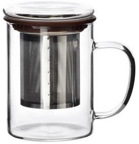 Skleněná čajová konvice PETER 400 ml čirá