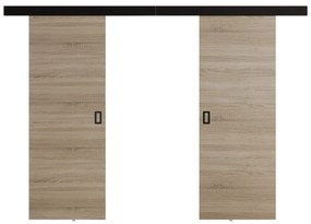 Posuvné dvere Jowenton Duo 152 (čierna) . Vlastná spoľahlivá doprava až k Vám domov. 1104650
