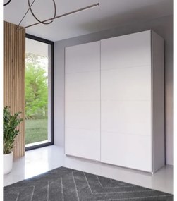 Šatníková skriňa KARO 170x210 cm biela
