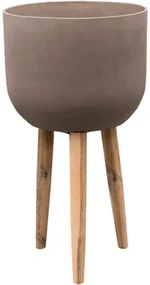 Refined Retro with feet Logan brown 40x74 cm