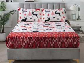 XPOSE® Mikroplyšová plachta LYANA Exclusive - červená 180x200 cm